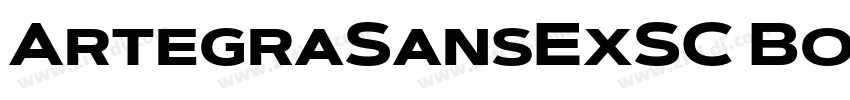 ArtegraSansExSC Bold字体转换